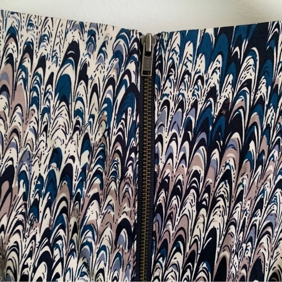 French Connection Abstract Print Fit & Flare Mini Dress - Picture 5 of 7